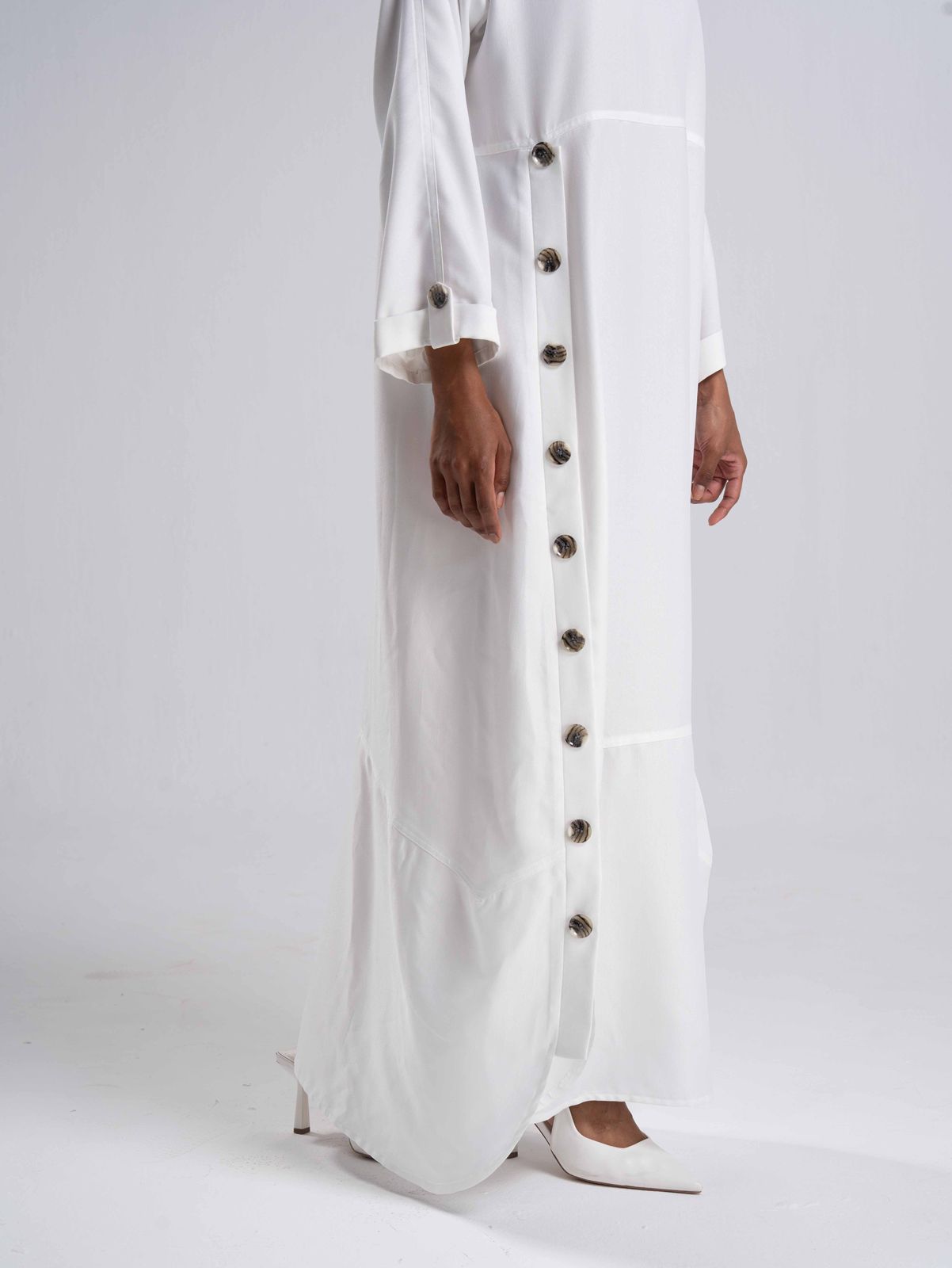 White Linen Dress