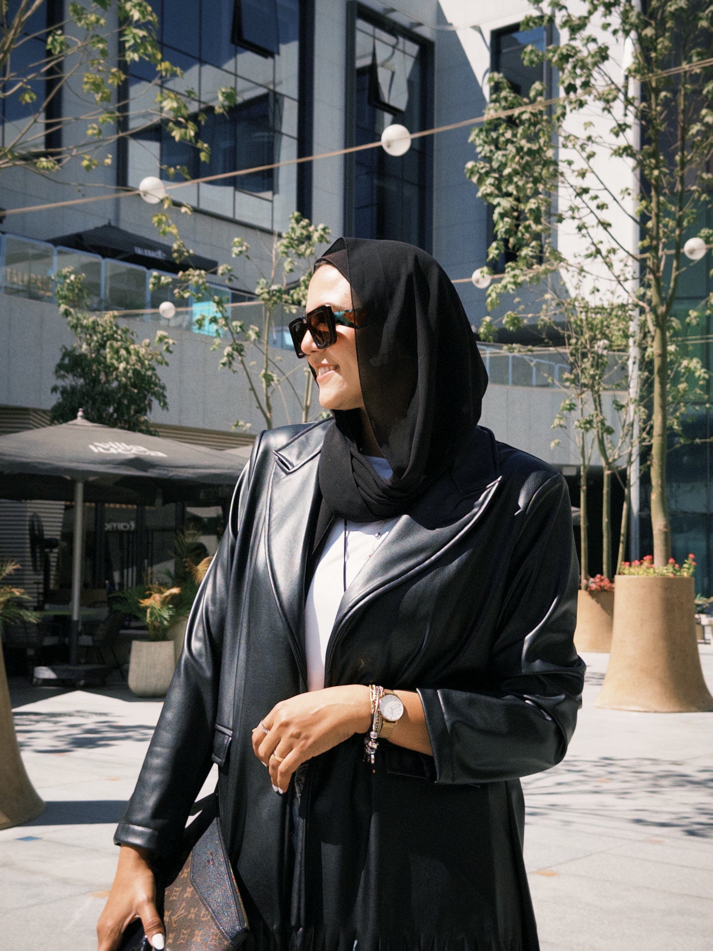 Black Leather Fringes Jacket