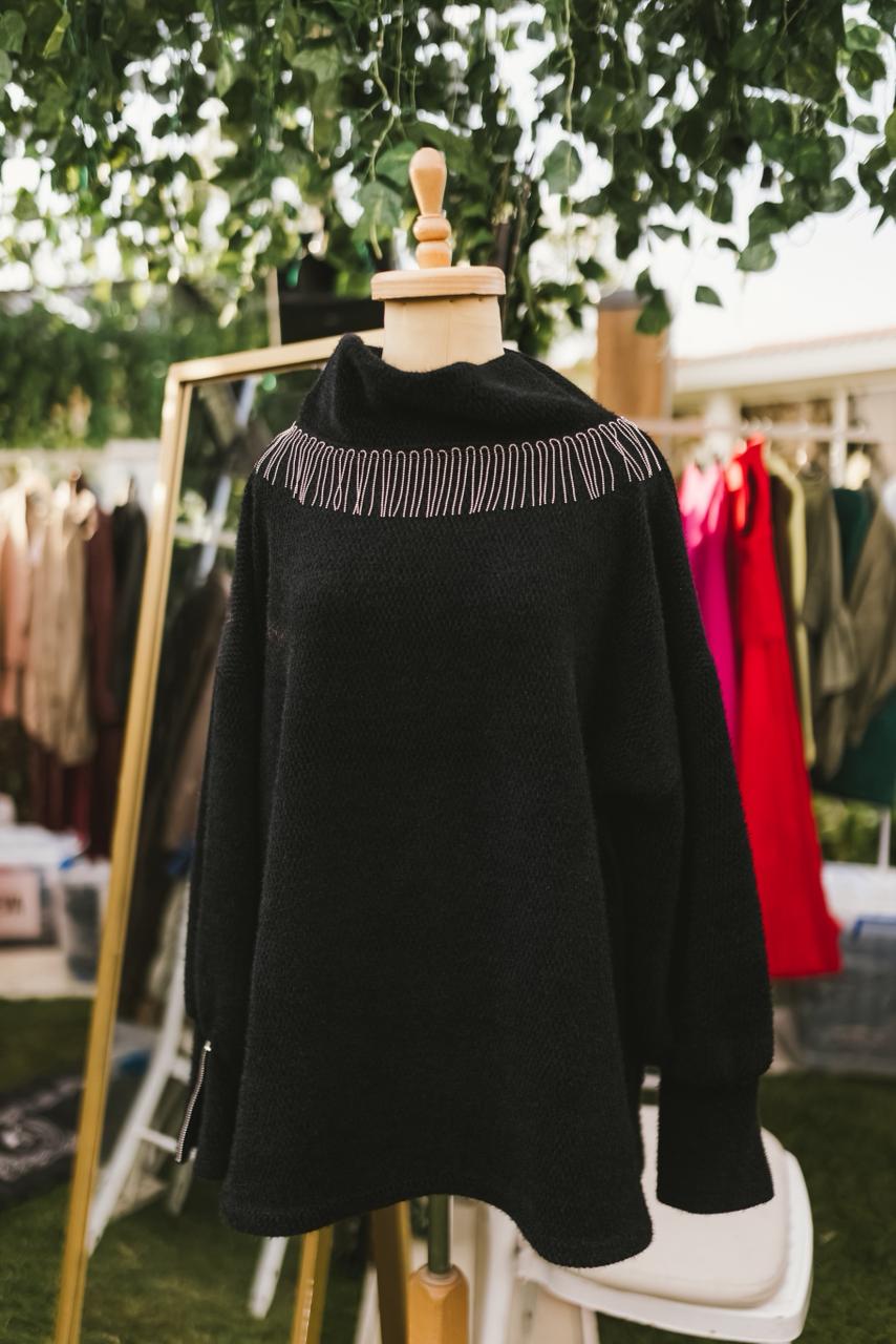 High Collar Oversized Pullover