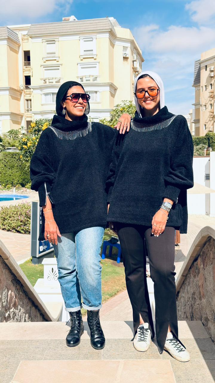 High Collar Oversized Pullover