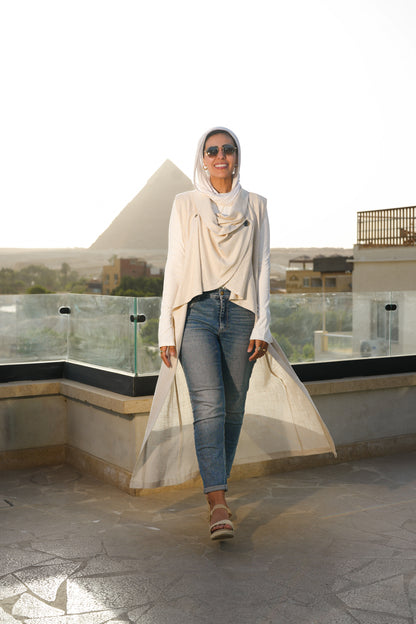 Sand Linen Vest