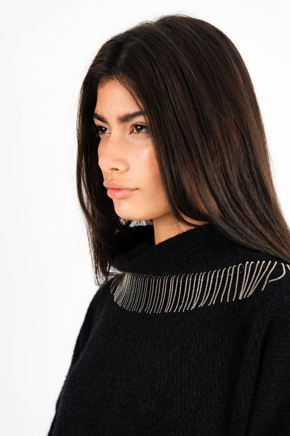 High Collar Oversized Pullover